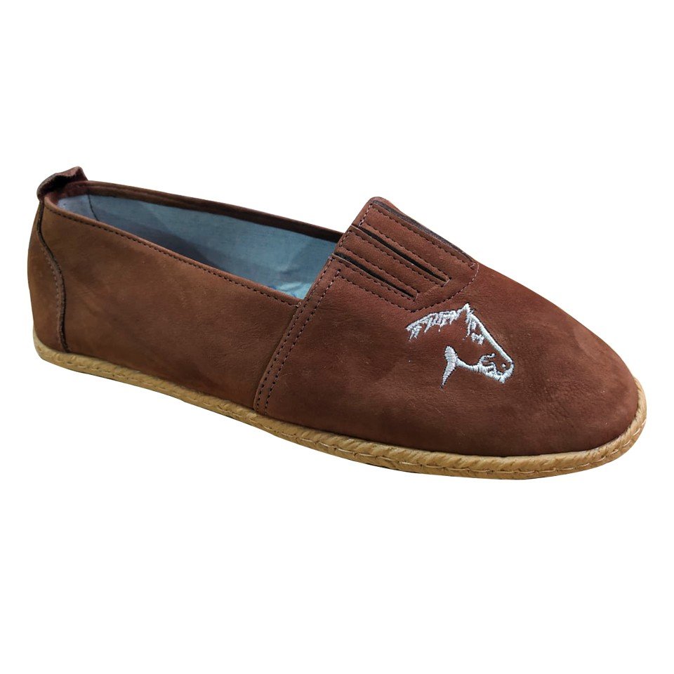 Alpargata de Couro Blaqueada