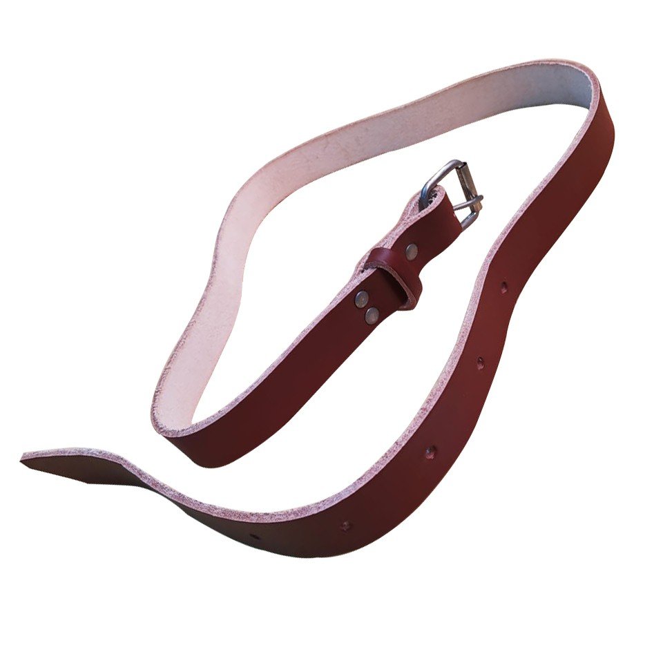 Loro de Couro Com Fivela de Aço