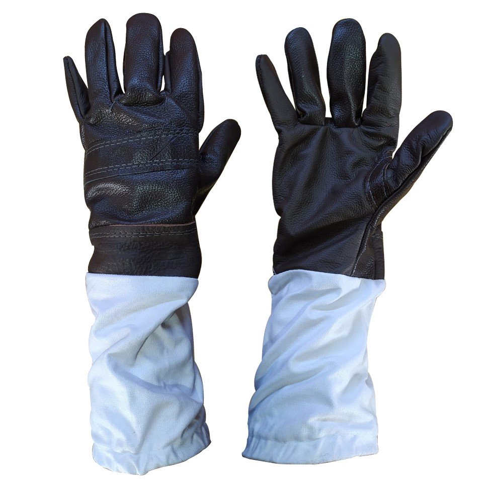 Luva apicultor apicultura de Couro Vaqueta