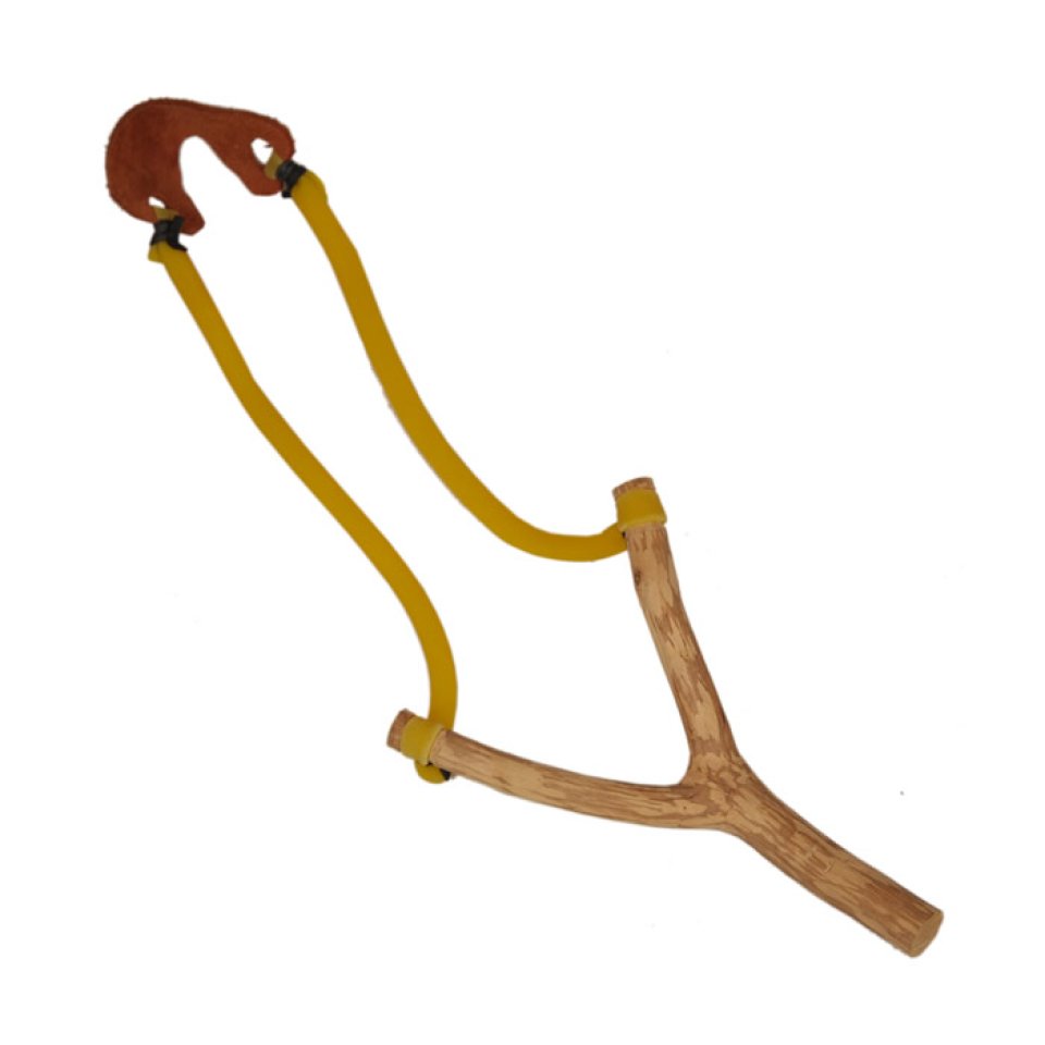 Estilingue de Couro Reforçado (Funda)