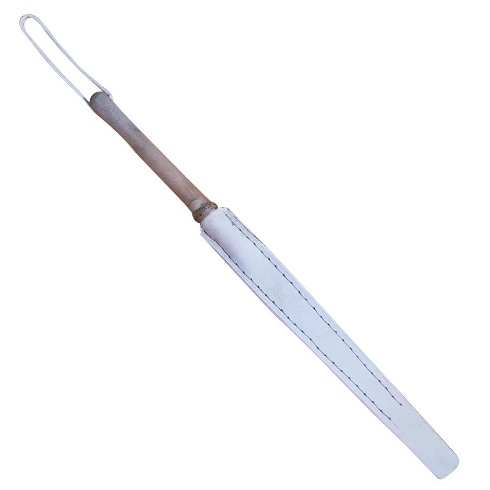 Tala Couro Branco Sem Argola