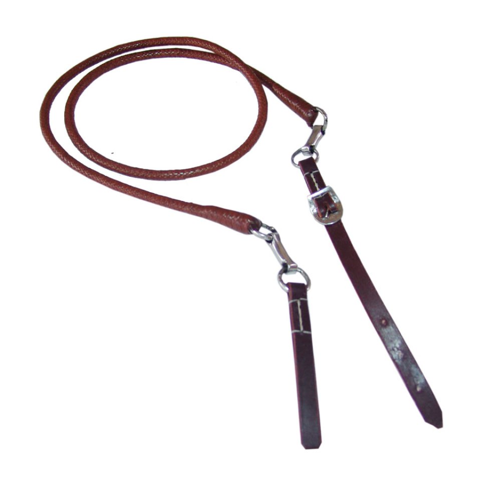 Rédea Trançada Couro de Cabrito