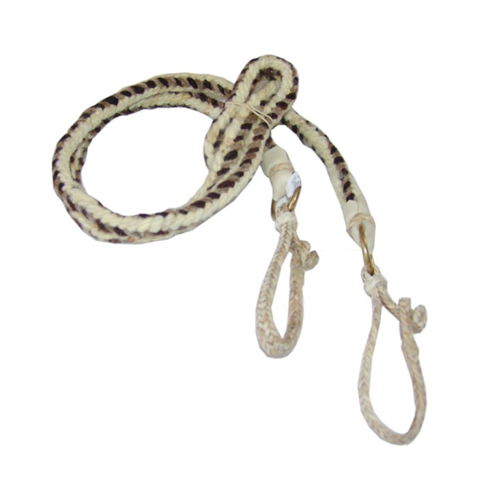 Rédea de Lã Com Biqueira Trançada