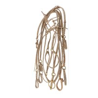 Apero trançado de 12 tentos C/ Testeira