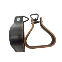 Estribo Coberto de Couro Com Girador