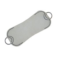 Travessão de Couro Branco Ponteado